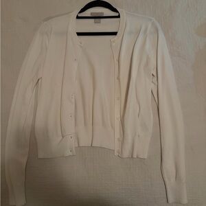 H&M Elegant Cream Cardigan